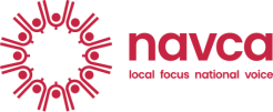 NAVCA logo with strapline "lcoal focus, national voice"
