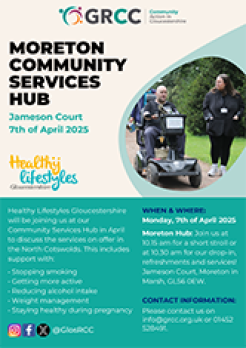 Moreton Community Hub poster   