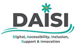 DAISI logo: Digital, Accessibility, Inclusion, Support and Innovation
