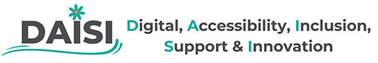 DAISI logo - Digital, Accessibiltiy, Inclusion, Support & Innovation