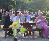 Guests, judges and GRCC staff and trustees relax at the awards evening at Highnam Court
