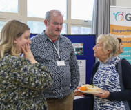 Photo of people at our AI for community event