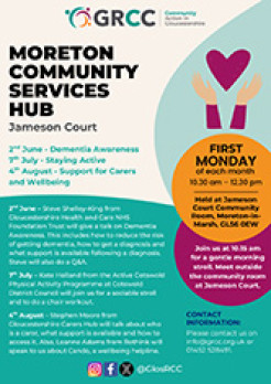 Moreton Community Hub poster   