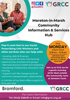 Moreton Community Hub poster   