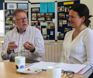 Gloucestershire Village of the Year judges visiting a shortlisted community