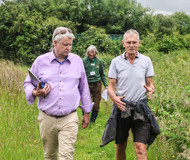 Gloucestershire Village of the Year judges visiting a shortlisted community