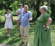 Gloucestershire Village of the Year judges visiting a shortlisted community