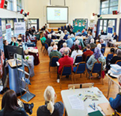 Village Halls Week poster - click to download full sized poster to print