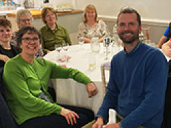 Photo of Angela and Guy and colleagues from other local organisations at the Gloucestershire Volunteer Awards event