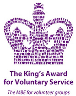 King's Award for Voluntary Service Logo