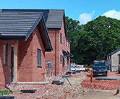 Building site at Marian's Walk in Berry Hill