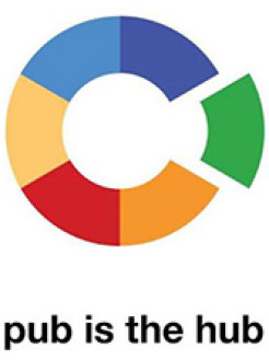 Pub is the hub logo