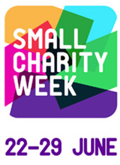 Small Charity Week logo and dates 22-29 June