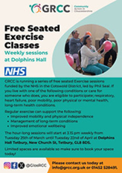 Free seated exercise class thumbnail of flyer