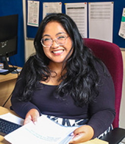 Summer Vergara GRCC's Annual Phyical Health Checks project coordinator